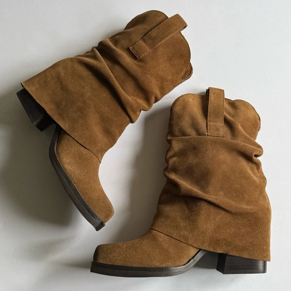 Steve Madden Pia Western Boots - Picture 5 of 13